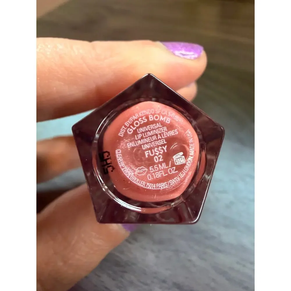 Fenty Beauty Gloss Bomb Fussy 02 Lip Gloss 5.5mL NEW